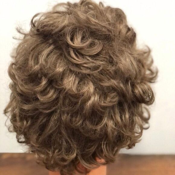 TWC Wig Petite Short Curly Hair Vintage - Picture 3 of 5